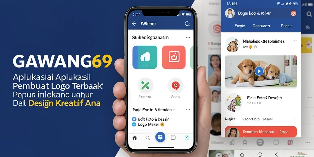 Tampilan antarmuka GAWANG69 untuk desain logo yang intuitif dan stylish.