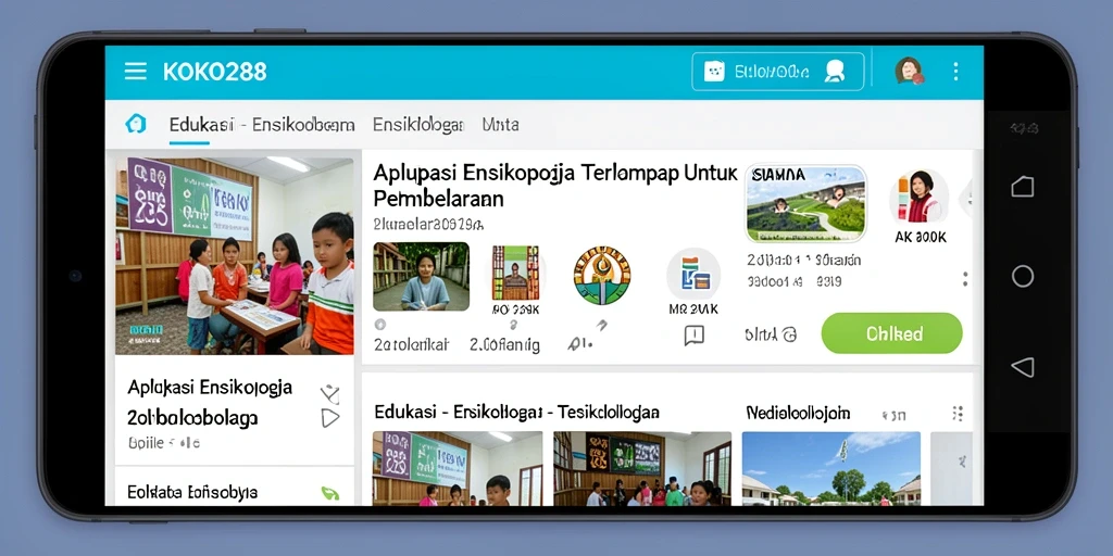Antarmuka KOKO288 yang informatif dan user-friendly.